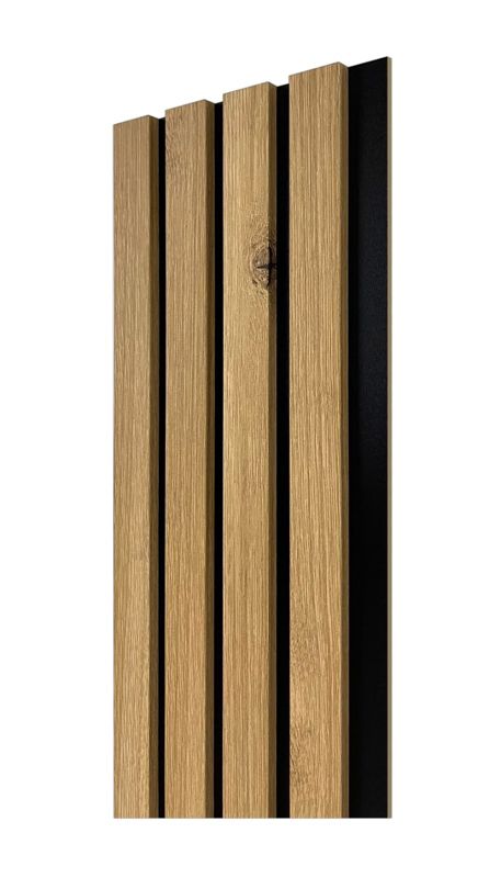 Panel lamelowy ścienny 275 x 16,8 x 1,1 cm dąb górski