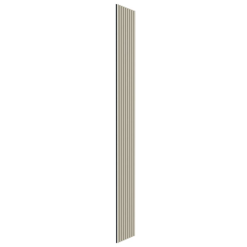 Panel lamelowy ścienny na filcu Radex Kashmir 256 x 25 cm czarny