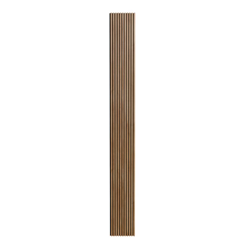 Panel lamelowy ścienny na filcu sosna 265 x 30 cm czarny / akacja soft