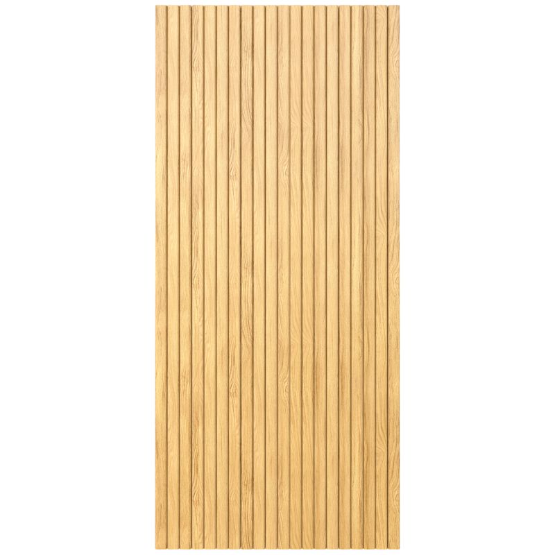 Panel lamelowy ścienny OK WALL MDF 90 x 40 cm czarny / dąb