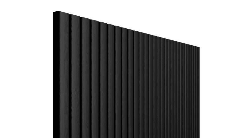 Panel lamelowy ścienny OK WALL MDF 90 x 40 cm czarny