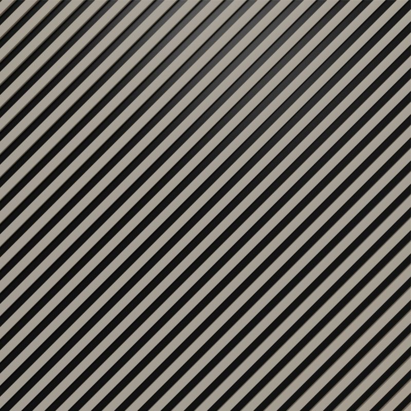Panel lamelowy ścienny Stegu Linea Select MDF 265 x 24,5 cm kaszmir / czarny