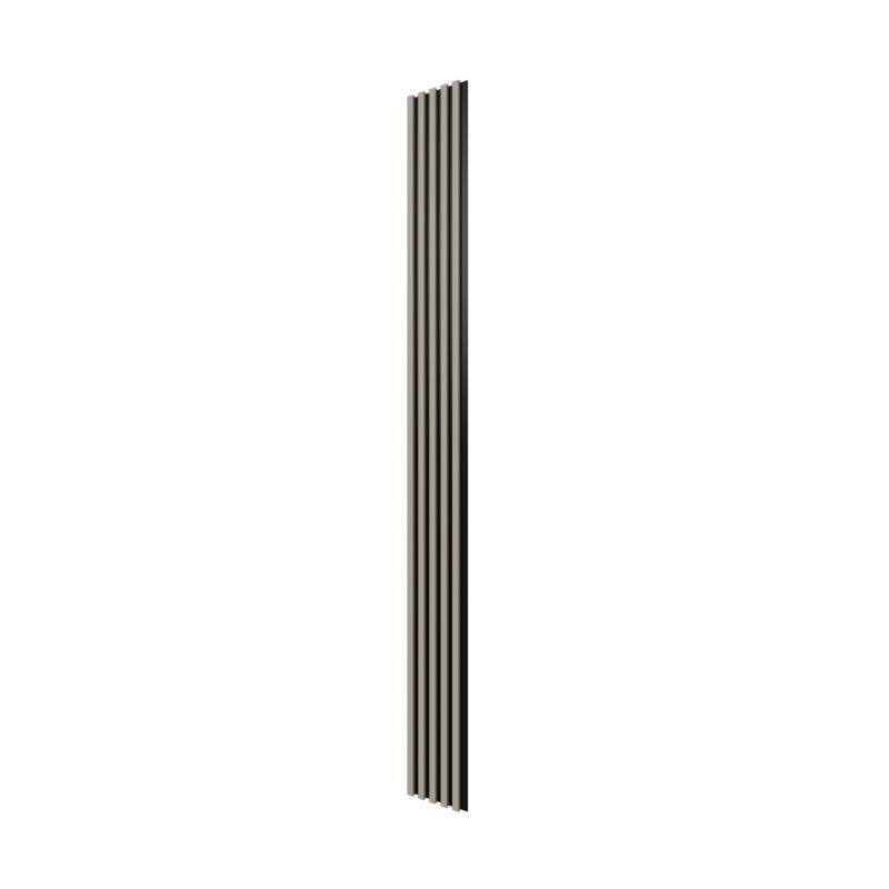 Panel lamelowy ścienny Stegu Linea Select MDF 265 x 24,5 cm kaszmir / czarny