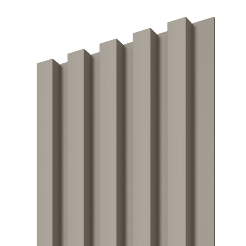 Panel lamelowy ścienny Stegu Linea Select MDF 265 x 24,5 x 1,9 cm kaszmir / kaszmir