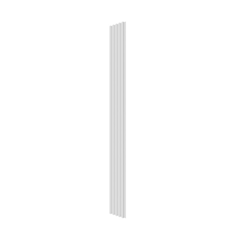 Panel lamelowy ścienny Stegu Linea Select MDF 265 x 24,5 z 1,9 cm biały / biały