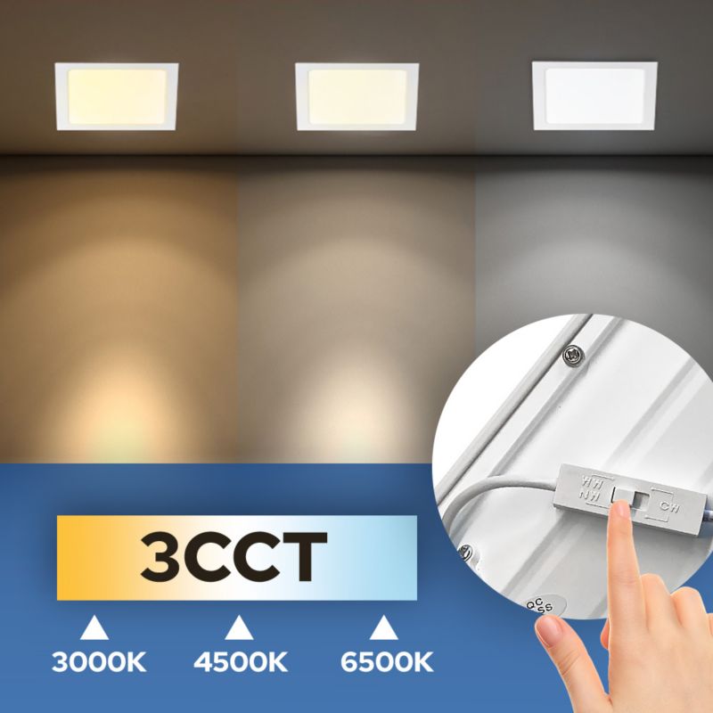 Panel LED backlit 60x60 HOROZ podtynkowy 50W 5000lm 3CCT IP20 kwadratowy biały ANDROMEDA 1 szt.