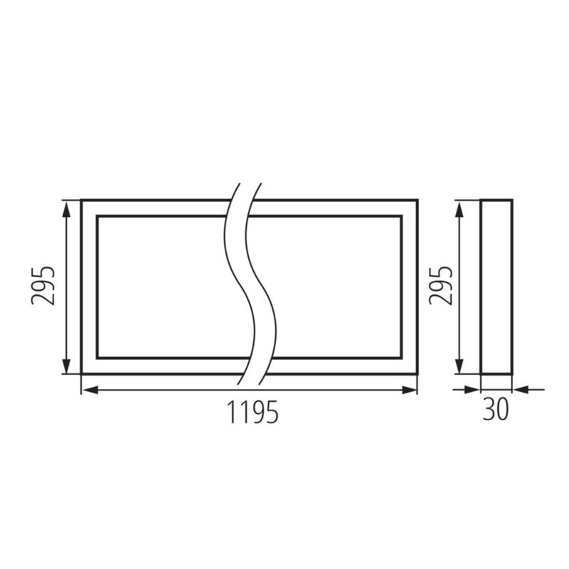 Panel LED LL PANEL N/P12030NW 66657 LightLogic 120x30 cm plafon 1 szt.