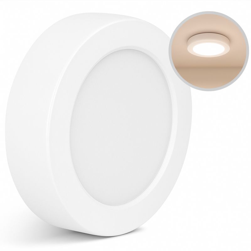 Panel LED MasterLED Bingo 12W IP20 2700K 4000K 6500K 3CCT biały okrągły ...