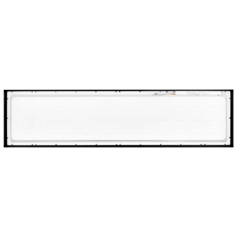 Panel LED MasterLED natynkowy 60W 30x120 cm IP20 4500K lampa kaseton czarny 1 szt.