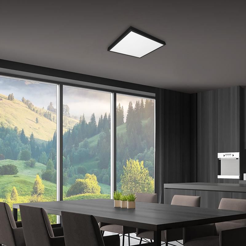 Panel LED MasterLED natynkowy nastropowy 40W 60x60cm IP20 4500K plafon sufitowy czarny 1 szt.