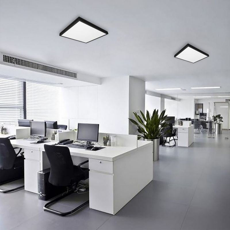 Panel LED MasterLED natynkowy nastropowy 40W 60x60cm IP20 4500K plafon sufitowy czarny 1 szt.