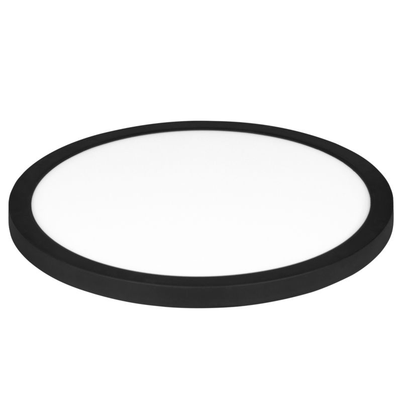 Panel LED XUDO 8-in-1 24W 3CCT lampa plafon czarny okrągły 1 szt.