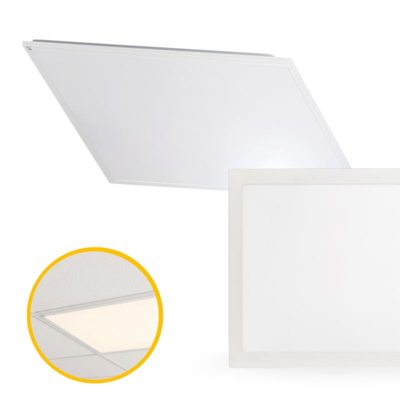 Panel LightLogic natynkowy LL 48W 60x60 W 67062 sufitowy biały kwadratowy 1szt.
