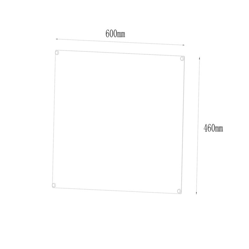Panel magnetyczny GoodHome Pecel 60 x 46 cm