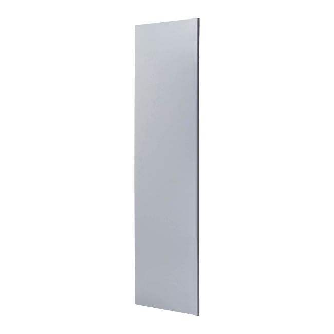 Panel maskujący do słupka GoodHome Alisma 240 x 61 cm szary połysk