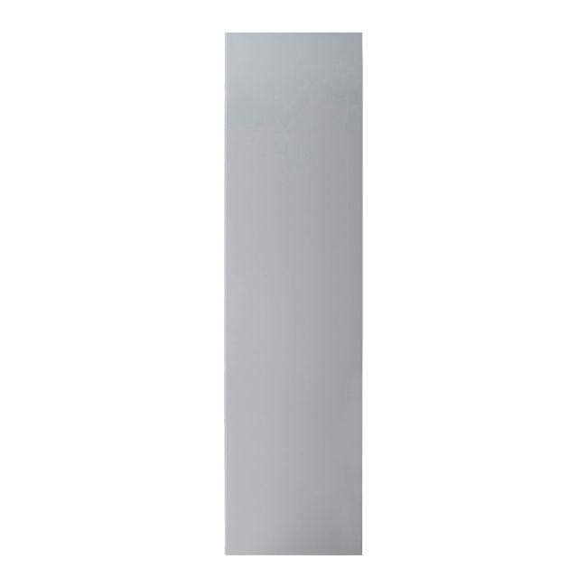 Panel maskujący do słupka GoodHome Alisma 240 x 61 cm szary połysk