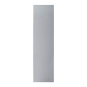 Panel maskujący do słupka GoodHome Alisma 240 x 61 cm szary połysk