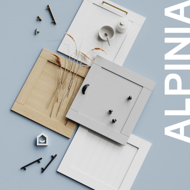Panel maskujący do słupka GoodHome Alpinia 61 x 240 cm ivory mat
