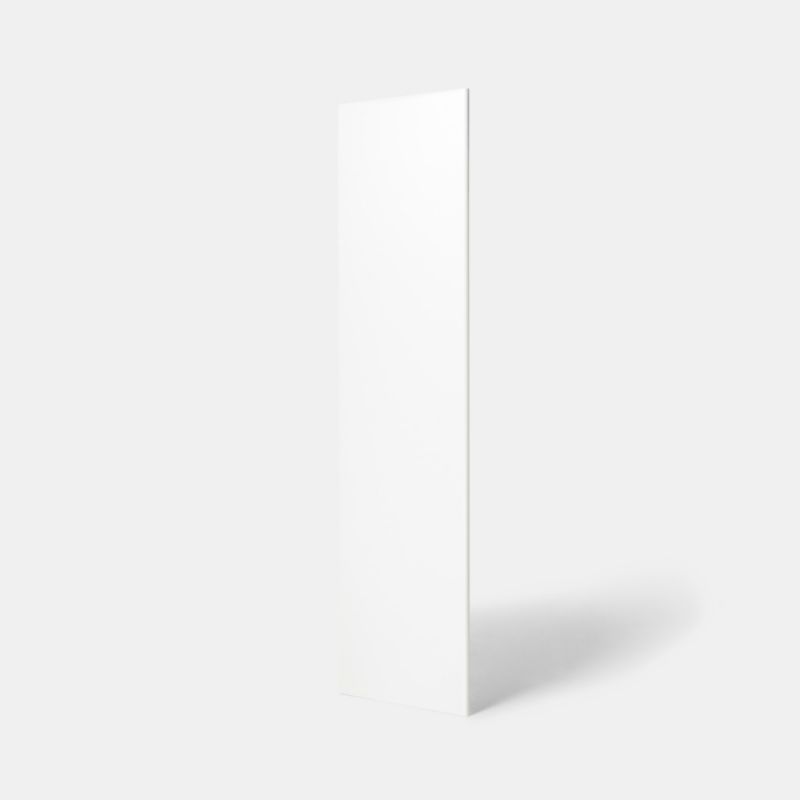 Panel maskujący do słupka GoodHome Stevia / Garcinia 61 x 240 cm biały połysk