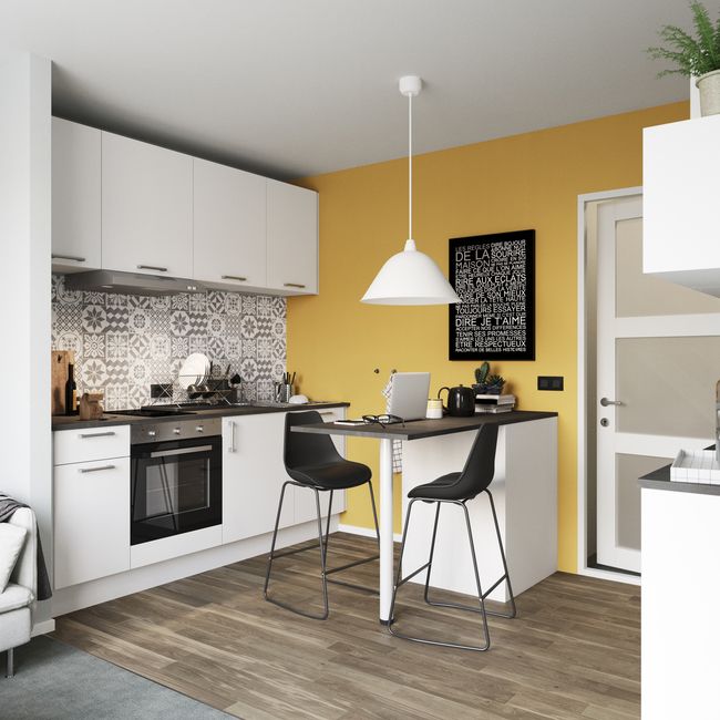 Panel maskujący dolny GoodHome Balsamita 61 x 90 cm biały mat