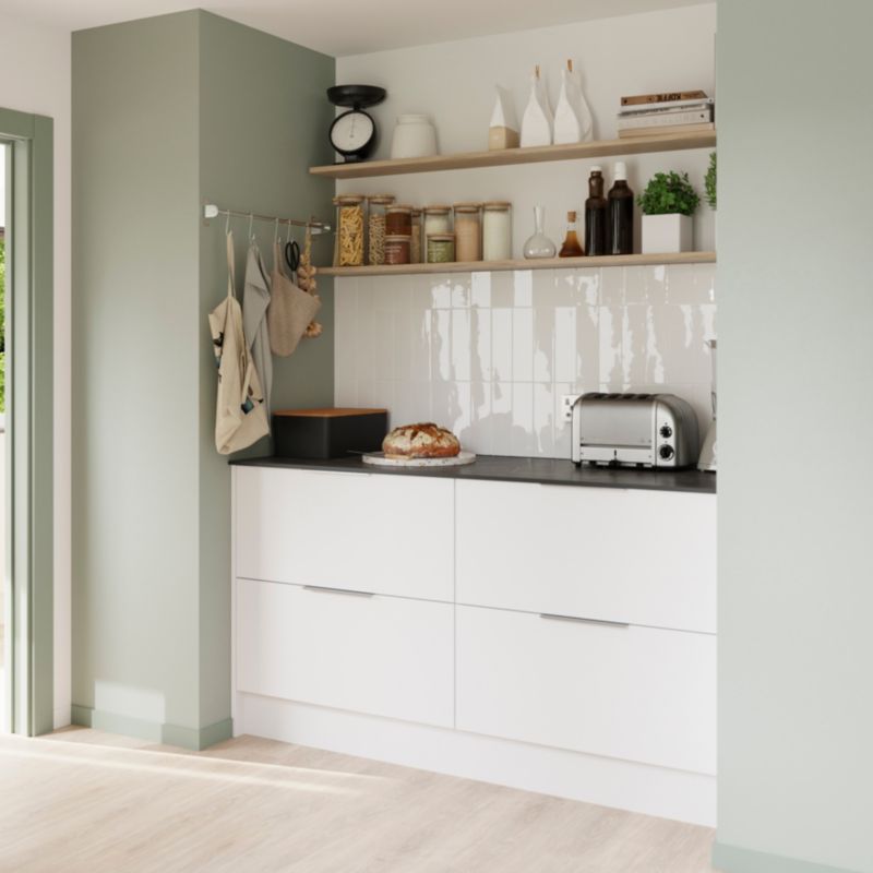 Panel maskujący dolny GoodHome Balsamita 61 x 90 cm biały mat