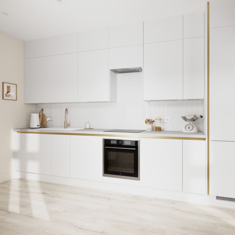 Panel maskujący GoodHome Stevia Innovo 64 x 240 cm biały mat