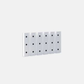 Panel mini Clickform Murso by Cezar Biały RAL9003 Mat 384x192x20mm MDF 1 szt.
