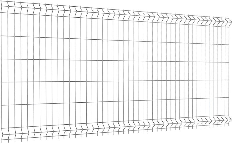 Panel ogrodzeniowy 123 x 250 cm oczko 5,5 x 20 cm drut 4 mm ocynk