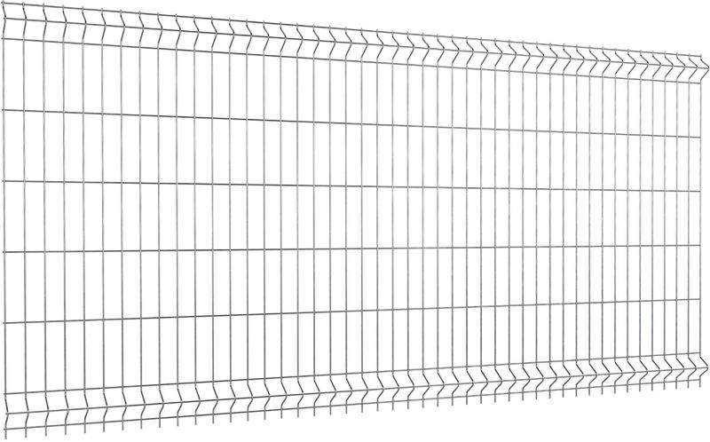Panel ogrodzeniowy 123 x 250 cm oczko 5,5 x 20 cm drut 4 mm ocynk