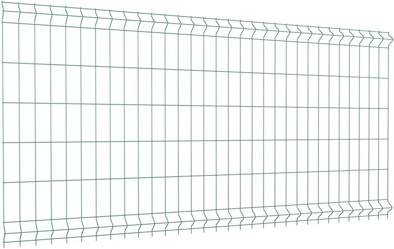 Panel ogrodzeniowy 123 x 250 cm oczko 8 x 20 cm drut 3,1 mm zielony