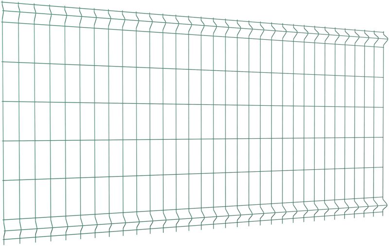 Panel ogrodzeniowy 123 x 250 cm oczko 8 x 20 cm drut 3,1 mm zielony