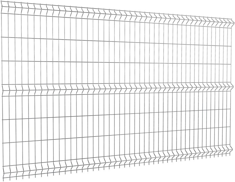 Panel ogrodzeniowy 153 x 250 cm oczko 5,5 x 20 cm drut 4 mm ocynk