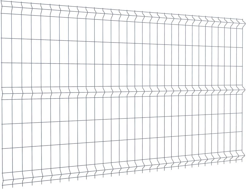 Panel ogrodzeniowy 153 x 250 cm oczko 8 x 20 cm drut 3,1 mm antracyt