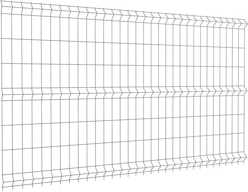 Panel ogrodzeniowy 153 x 250 cm oczko 8 x 20 cm drut 3,1 mm antracyt
