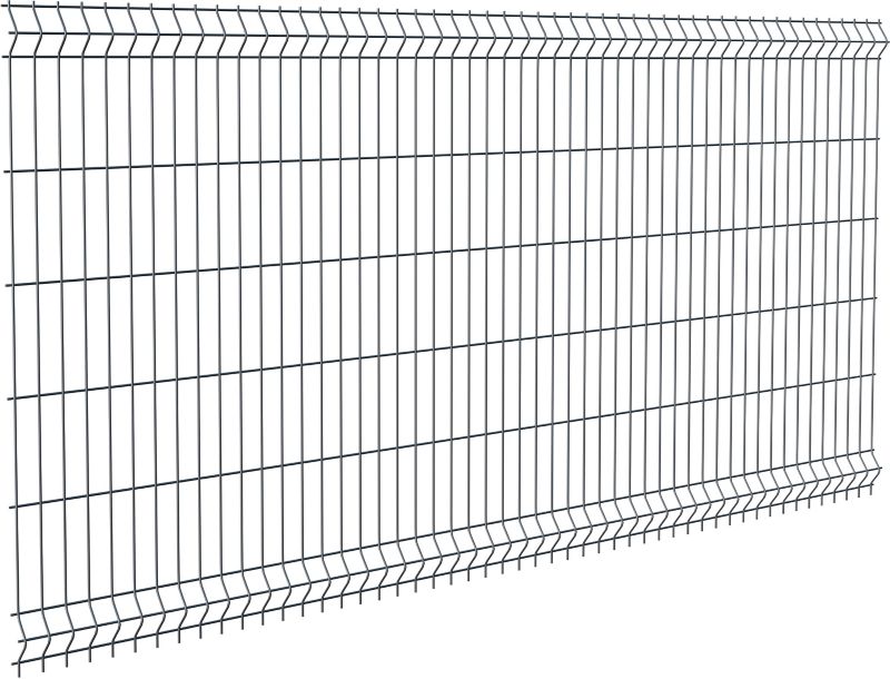 Panel ogrodzeniowy Polargos 123 x 250 cm oczko 5 x 20 cm antracyt
