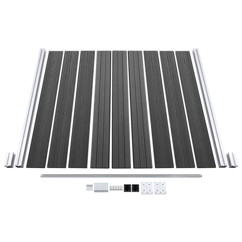 Panel ogrodzeniowy vidaxl 170 x 526 x 186 cm 3 szt