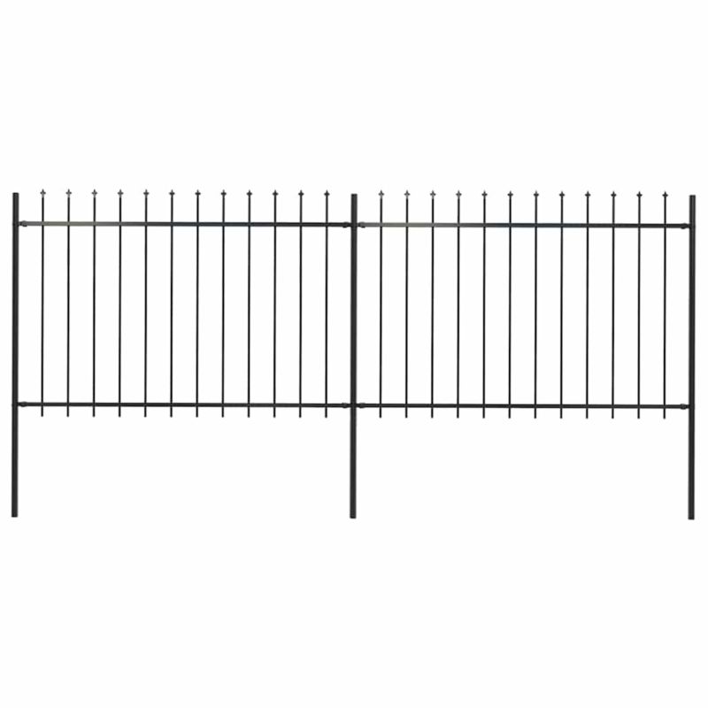 Panel ogrodzeniowy vidaxl 359 x 3.4 x 170 cm 2 szt