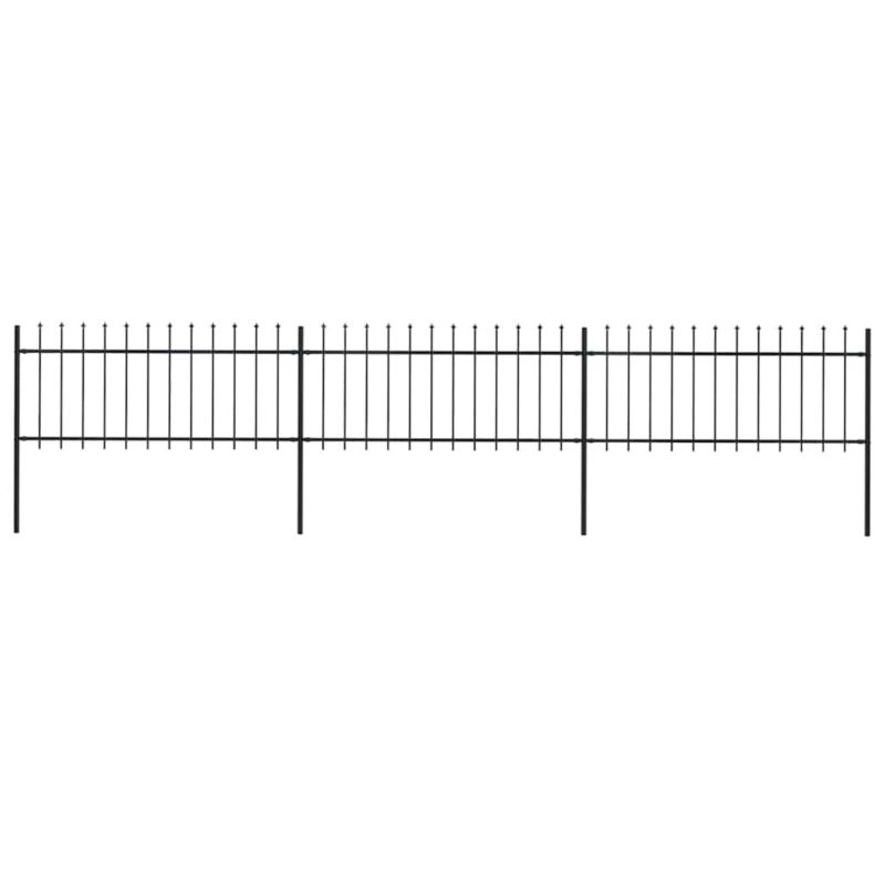 Panel ogrodzeniowy vidaxl 537 x 3.4 x 130 cm 3 szt