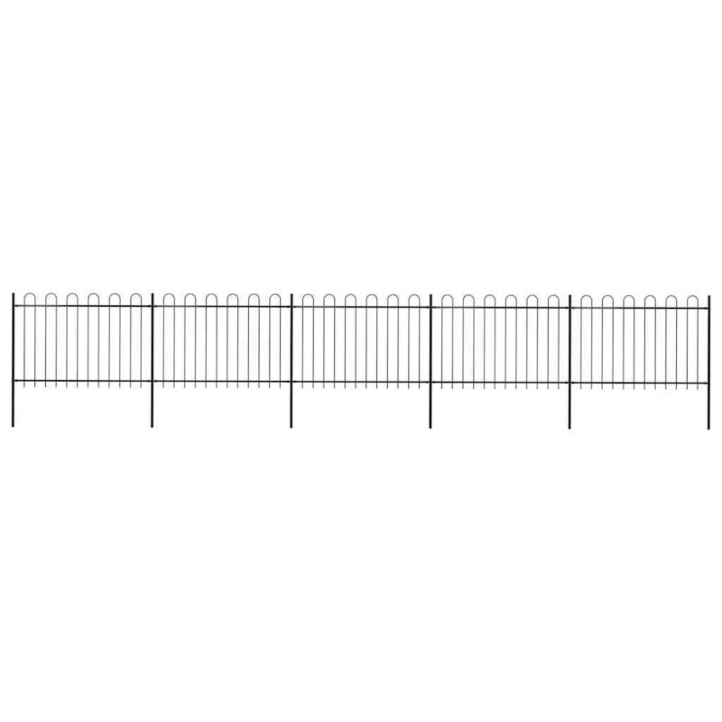 Panel ogrodzeniowy vidaxl 892.5 x 3.4 x 170 cm 5 szt