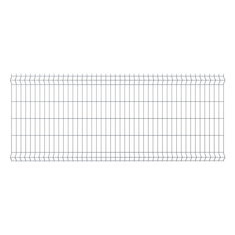 Panel ogrodzeniowy Wiśniowski 103 x 250 cm oczko 5,5 x 20 cm drut 4 mm antracyt