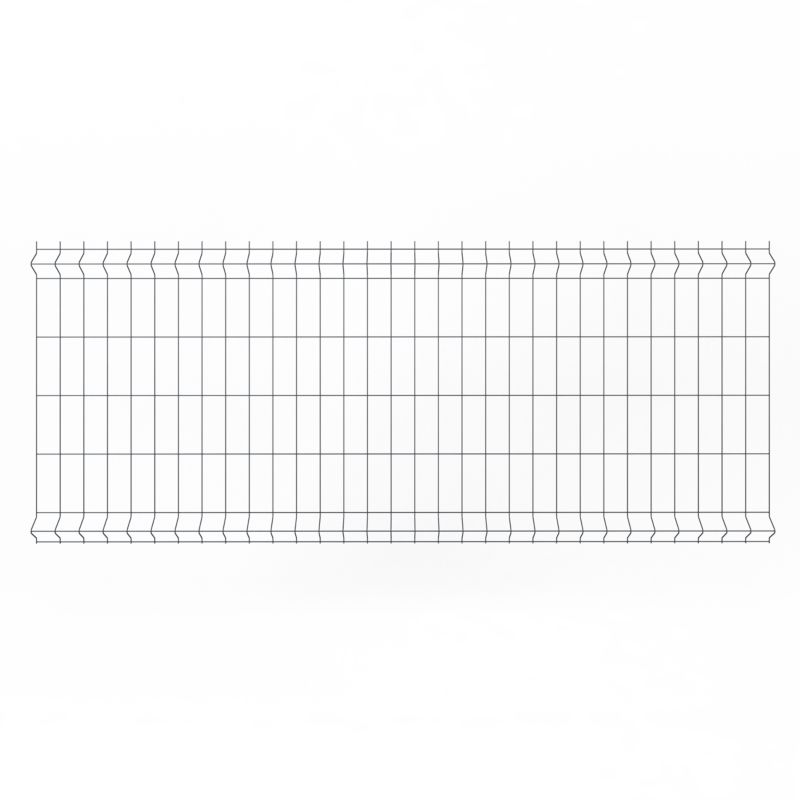 Panel ogrodzeniowy Wiśniowski 103 x 250 cm oczko 8 x 20 cm drut 3,1 mm antracyt