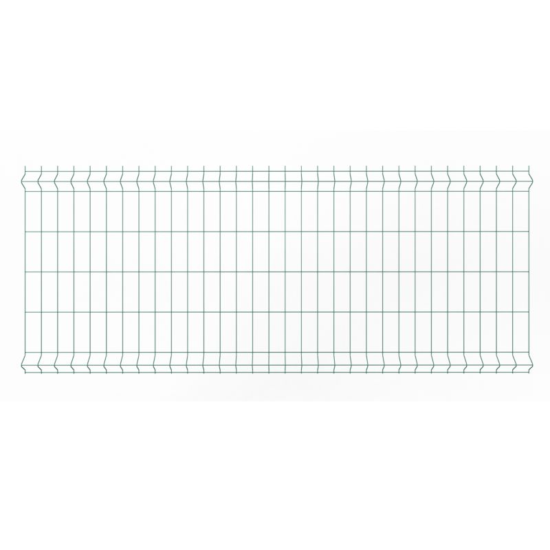 Panel ogrodzeniowy Wiśniowski 103 x 250 cm oczko 8 x 20 cm drut 3,1 mm zielony