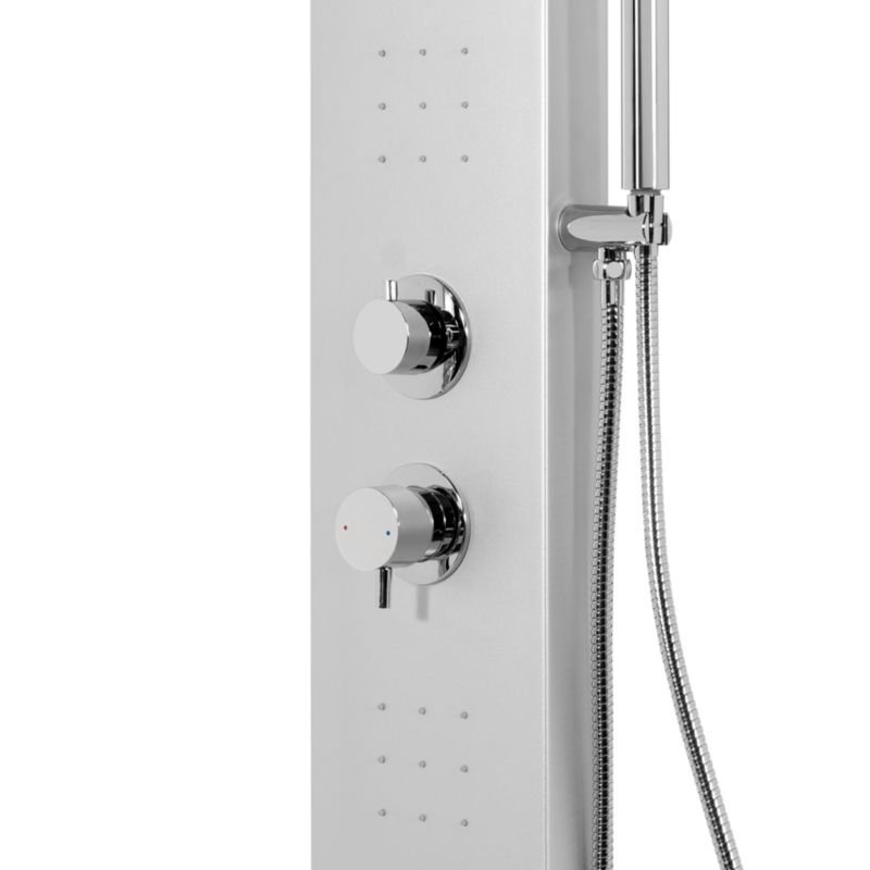 Panel prysznicowy GoodHome Tanvia 1-funkcyjny szary