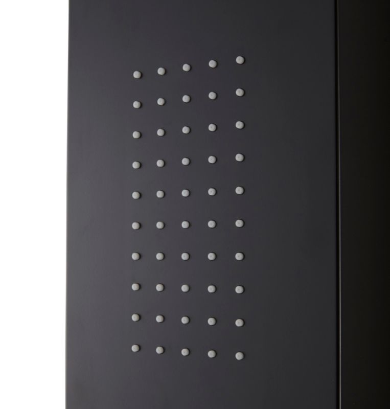 Panel prysznicowy Magda 167 x 17 cm 4 dysze czarny