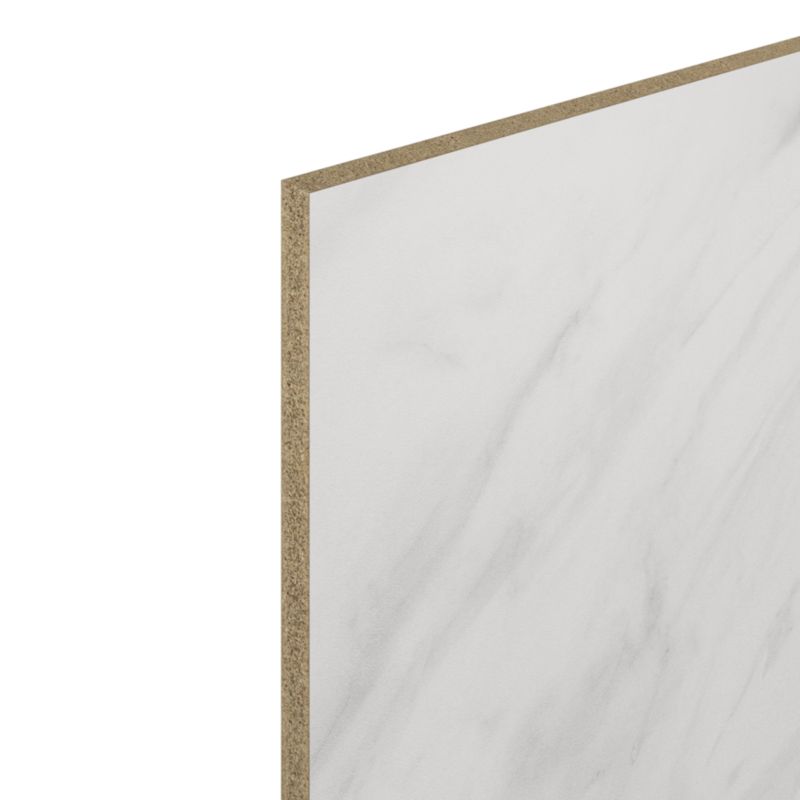 Panel przyblatowy laminowany GoodHome Algiata 0,8 x 60 x 300 cm biały marmur