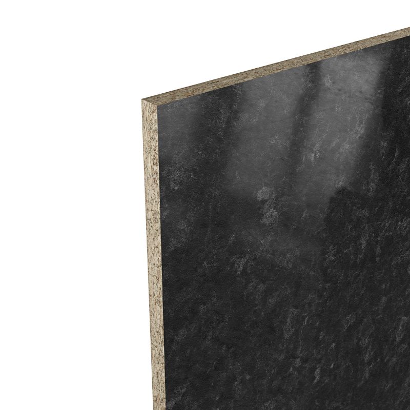 Panel przyblatowy laminowany GoodHome Kabsa 1 x 60 x 300 cm czarny granit