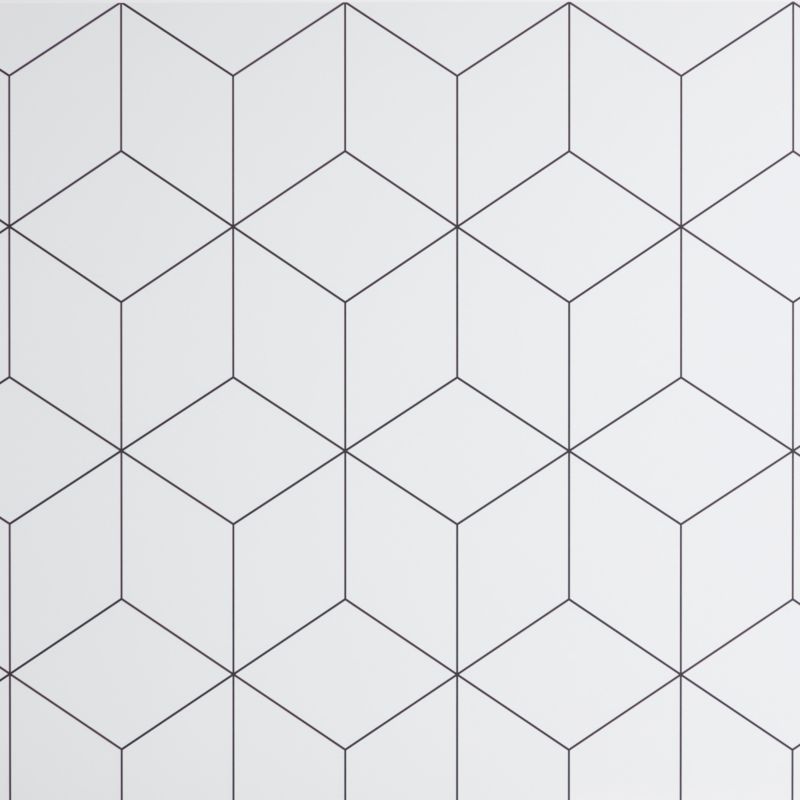 Panel przyblatowy laminowany GoodHome Nepeta 0,3 x 60 x 180 cm geometryczny / biały