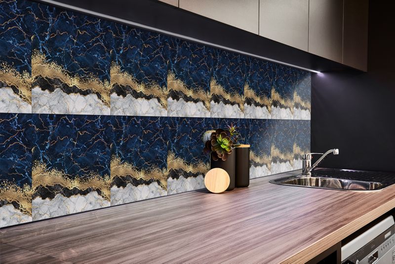 Panel samoprzylepny Tulup 100x50 cm Abstrakcja morska 1 szt.