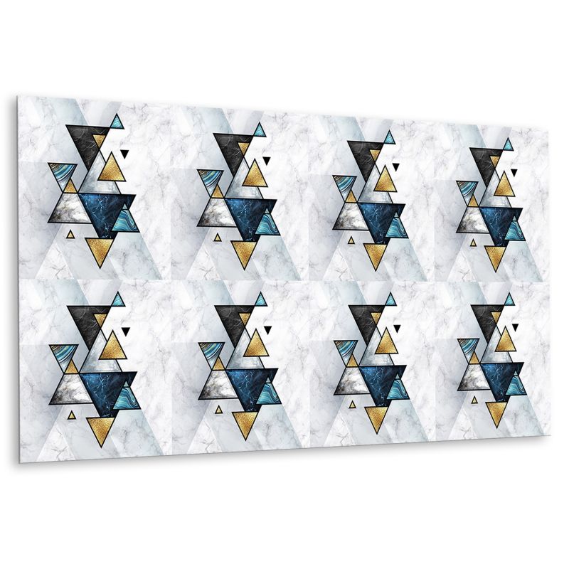 Panel samoprzylepny Tulup 100x50 cm Abstrakcyjne marmurowe trójkąty 1 szt.