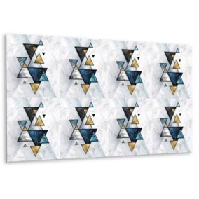 Panel samoprzylepny Tulup 100x50 cm Abstrakcyjne marmurowe trójkąty 1 szt.